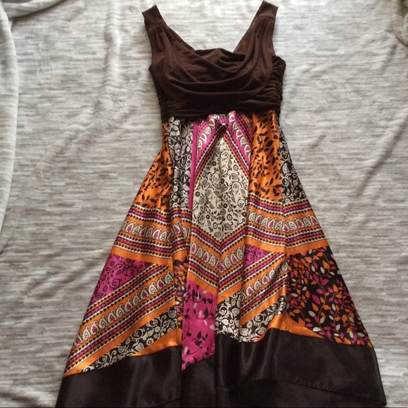 Silky & Ruched Scarf Dress - Picture 4 of 7